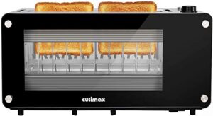 2 Slice Toaster with Glass Window