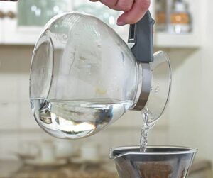 High Quality Borosilicate Glass stove top kettle
