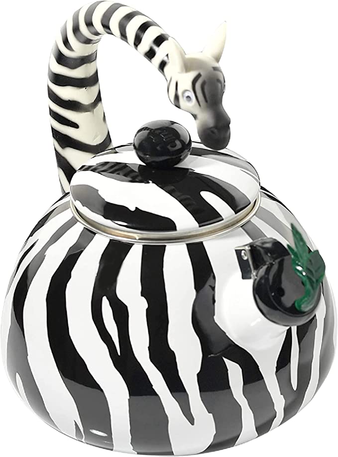 novelty kettle zebra kettle