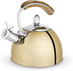 color kettles pinky up gold kettle