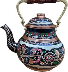 exquisite hand made turkish vintage kettle