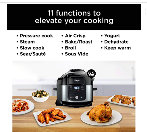 ninja FD302 cooking functions