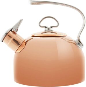 stylish chantal copper kettle for retro kitchens