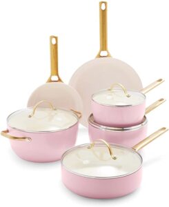 blush pink cookware set kitchen essentials under $30