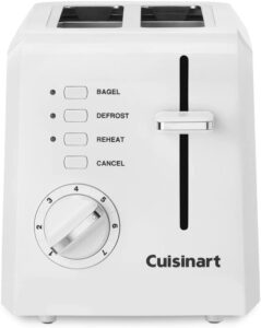 cuisine art toaster with bagel defrost reheat and cancel functions