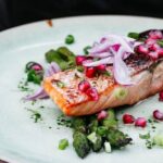 healthy salmon dish