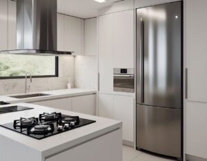 Fridge stove sink