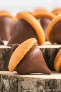 Chocolate Acorns Thanksgiving treat