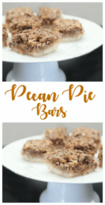 Thanksgiving delicious pecan pie bars