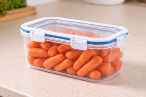 carrots in airtight container