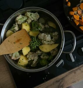 one pot veggies - make lots and store for another day