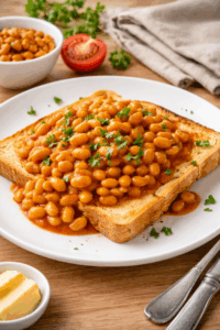 baked beans on toast