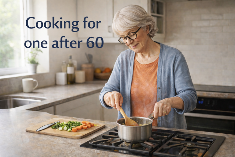 cooking for one after 60 - easy and meaningful ideas