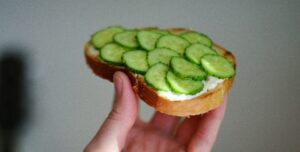 cucumber sandwich - fast and easy for seniors to make