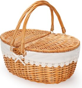 vintage picnic basket