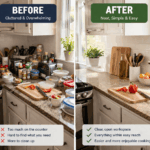 Kitchen transformation clutter to calm