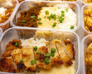 healthy frozen meals are great to make a fast lunch or dinner