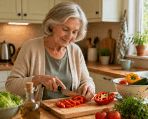 prepping ahead makes meals for guests less stressful