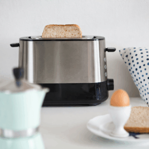 toaster near breakfast area for easy cooking for seniors