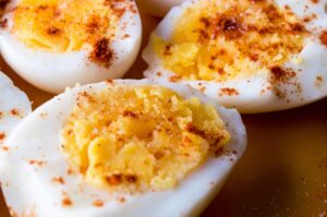 healthy boiled egg snack