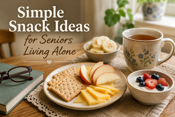 easy snack ideas for seniors living alone