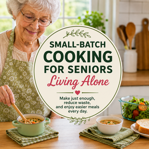 small batch cooking for seniors living alone